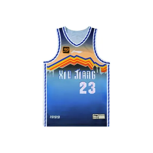 LINING CBA Collection Коллекция Баскетбольные Джерси Salamu Размер 23 Мужской Dream Blue