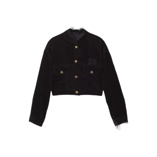 MIU MIU Куртки и Пальто Женские Черные