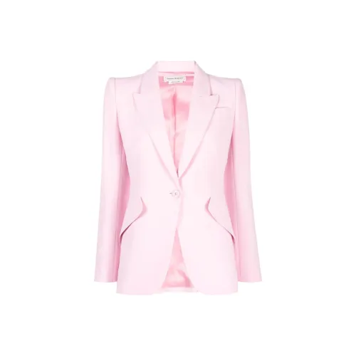 Alexander McQueen Куртки и Пальто Женские Светло-Розовые
