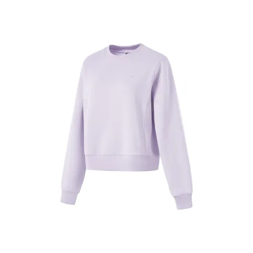 LINING Fitness Series Толстовка Женская Морская соль Фиолетовая