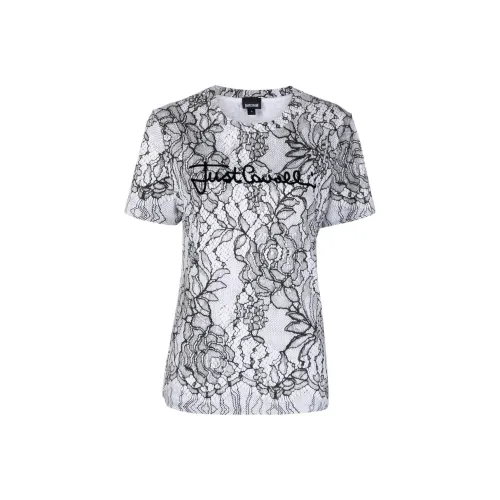Just Cavalli Белые Женские Футболки