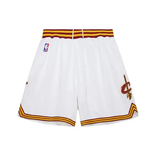 MITCHELL NESS X NBA Cleveland Cavaliers Баскетбольные шорты Мужские Белые