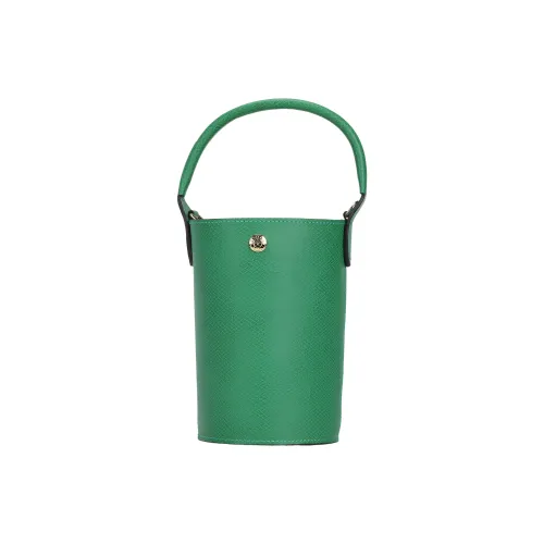 LONGCHAMP Épure Корова Кожа Ведро-Формовая Сумка Сумка Плечевая Сумка Мини Женский Зеленый