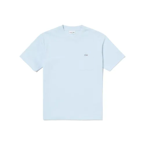 LACOSTE T-рубашка мужская светло-синяя