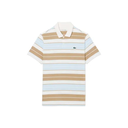 LACOSTE Collaboration Бежевая Мужская Поло