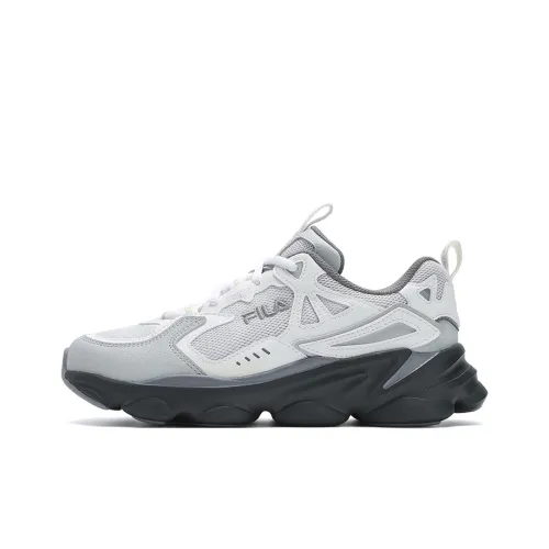 FILA SKIPPER 1S CAPTAIN 1S Slip Резистентный Устойчивый к истиранию Дышащий Низкий Топ Casual Женский Серый Белый