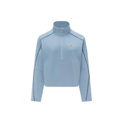 Reebok Светло-синий Женские Свитшоты