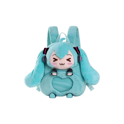 MOEYU Hatsune Miku Squinting Eye Series Рюкзак Miku Cute School Bag Плюшевый Маленький Рюкзак Pain Merchandise Сумка по IP