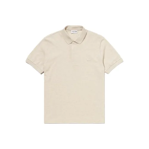 LACOSTE Бежевая Мужская Поло