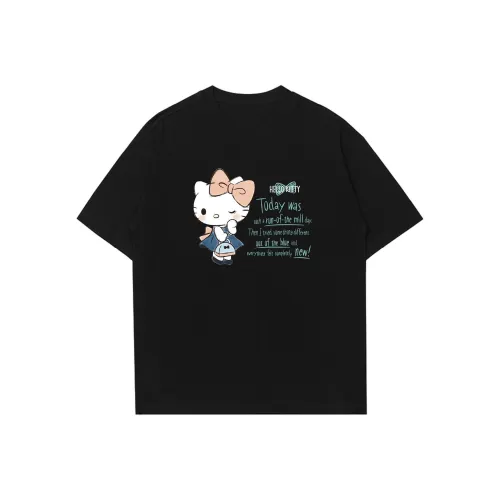 Санрио x HelloKitty Хелло Китти T-рубашка унисекс