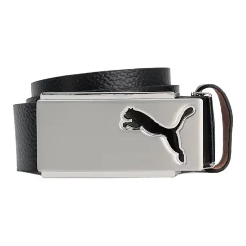 PUMA Full Коровья кожа крупнозернистая текстура кожаные ремни мужской черный