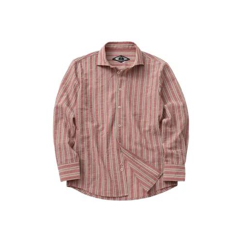 SOARIN YUPPIE Рубашка Мужская Thriving Красные Полосы