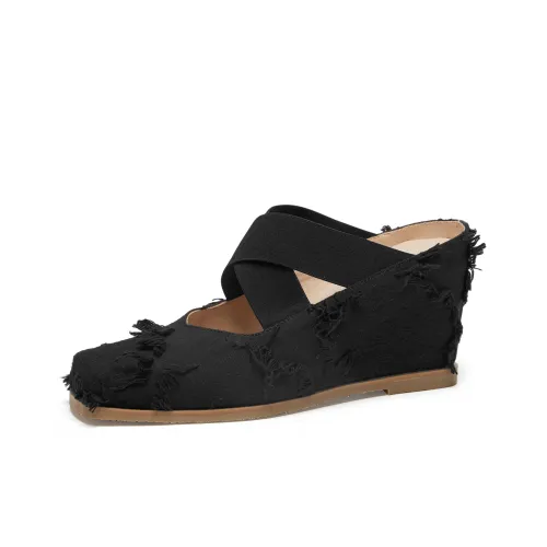 Su Yanjiao Вышивка Домашние тапочки Женские