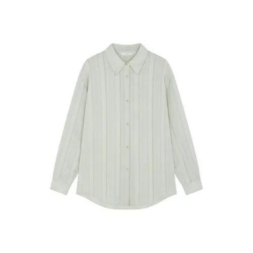 IHIMI Зеленые Женские Рубашки