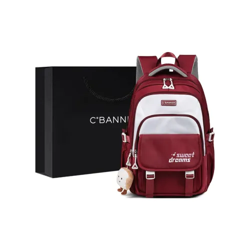 C°BANNER Ткань Рюкзак Большой Унисекс Красный Кофейный