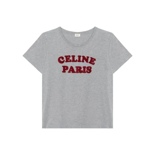 Celine Серые Мужские T-Рубашки