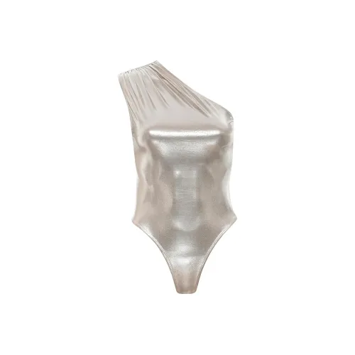 Miaou Нефритовый Комбинезон Jumpsuit Women's Silver Foil