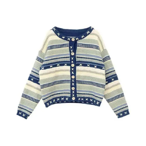 Vine Color Синий Женский Трикотаж