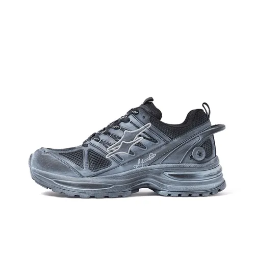 KILLWINNER Беговые кроссовки Low Top Черный Серый Цвет Унисекс