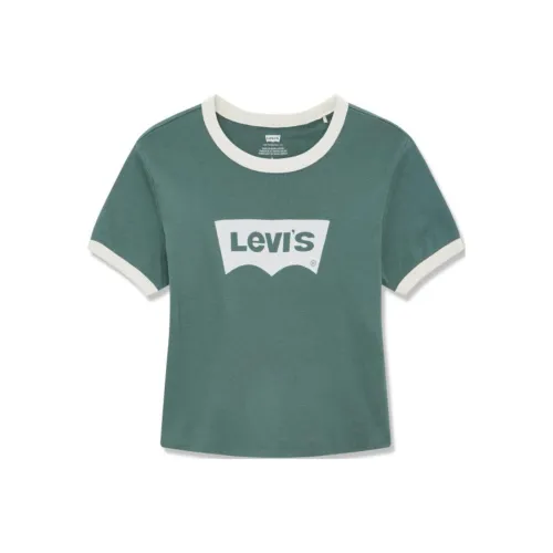 Levis Зеленые Женские Футболки