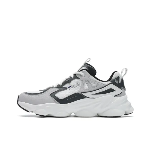 FILA SKIPPER 1S CAPTAIN 1S Устойчивый к истиранию Дышащий Легкий Низкий Топ Повседневная Обувь Мужская Черный Серый