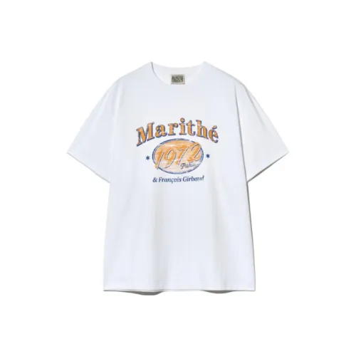 Marithe Francois Girbaud Рубашка с оборванным рукавом T Женская Белая