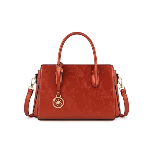 Vigno Сумка из синтетической кожи одно плечо через плечо стандартная женская абрикос красный