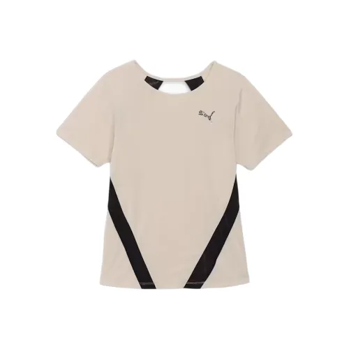 PUMA TRN EDGE T Рубашка Женская Пустыня Пыль