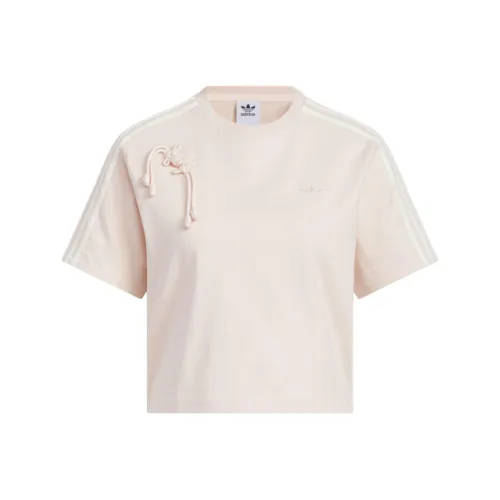 Adidas Originals SS25 T-Shirt Женская Розовая