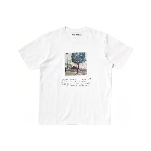 UNIQLO x MAGNUM PHOTOS Collaboration MAGNUM PHOTOS Collaboration Коллаборация Рубашка Унисекс Белый