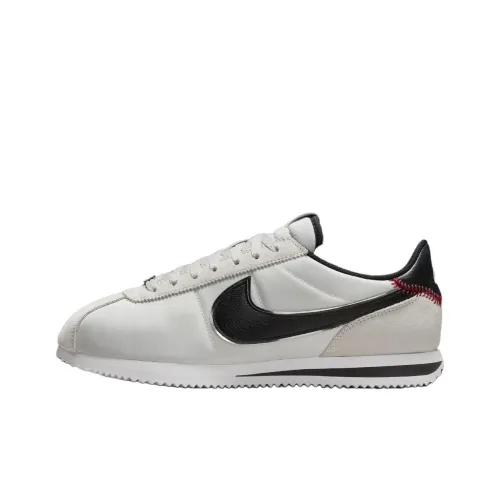 nike Cortez Slip-resistant Abrasion-resistant Low Top Casual Running Shoes Men's Black White