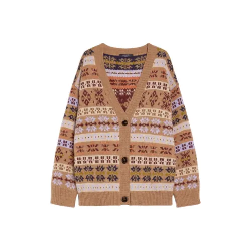 WEEKEND MaxMara Коричневый Женские Трикотаж