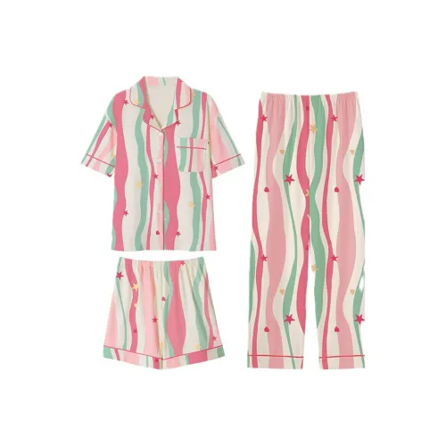 WANANNI Пижамный комплект женский розовый