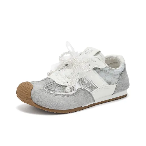 La Chapelle Износостойкий и Легкий Низкий Топ Повседневная Обувь Женская Серебряный