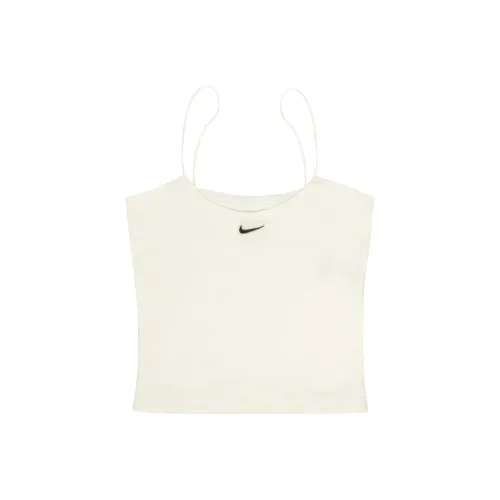 Nike Топ на бретелях Женские Парусный Белый