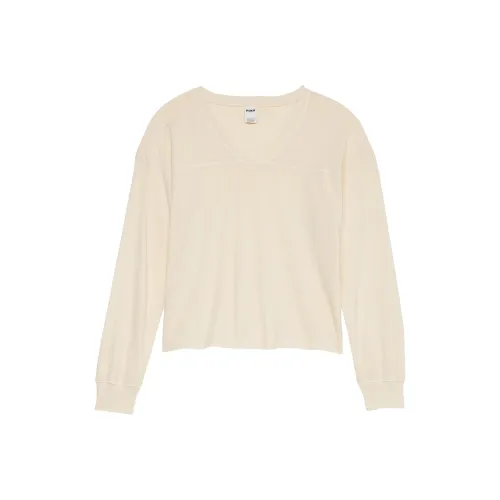 Victoria's Secret Т-рубашка с оборванным плечом женская белая оболочка