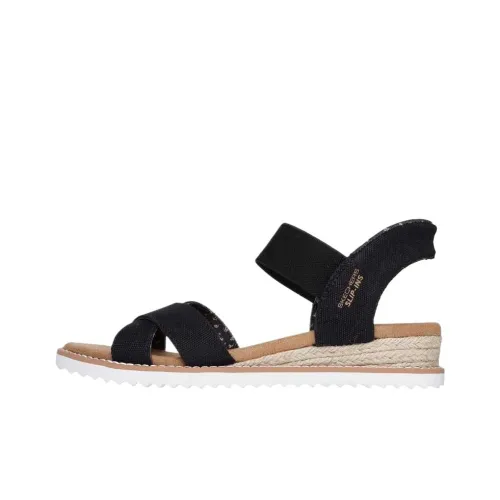Skechers BOBS Desert Kiss Пляжные сандалии Женские Черный