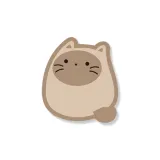 Милый котенок брошь [кофейная кошка]