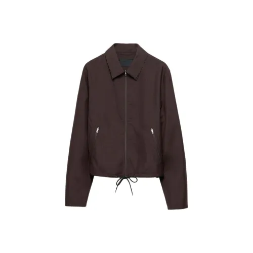 PRADA FW25 Куртки и Пальто Мужской Эбеновый