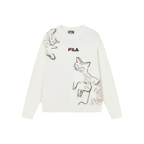 FILA Светло-бежевый белый Женские Трикотаж