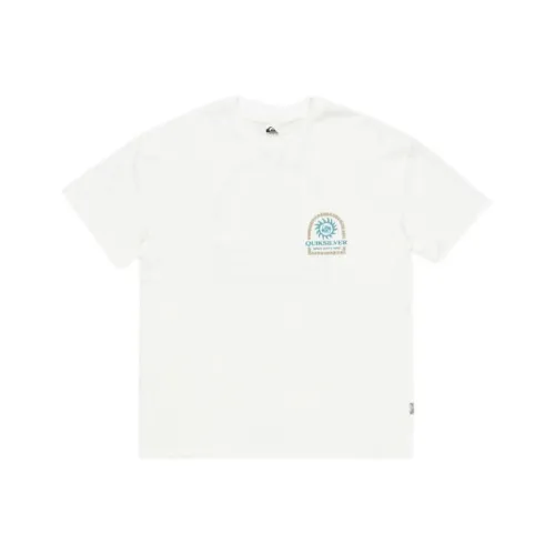 Quiksilver Белая Мужская Футболка