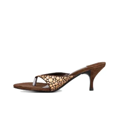 Jeffrey Campbell Шлепанцы Женские Коричневый