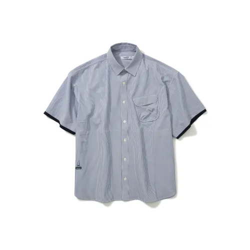 Nautica White Sail Рубашка Мужская Серый Синий 4NN