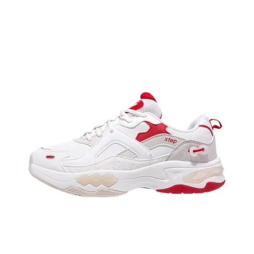 XTEP Устойчивый к истиранию Низкий Топ КIDS Лайфстайл Обувь Transcend Красный Подростки