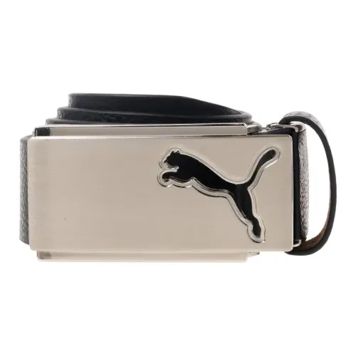 PUMA Full Коровья кожа крупнозернистая текстура кожаные ремни мужской черный