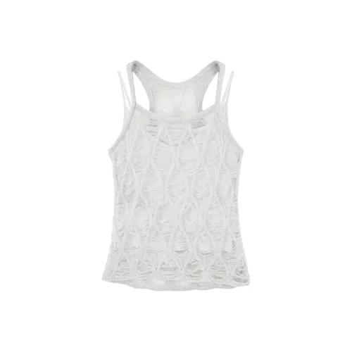 RUNTOTHEFUTURE Топ на бретелях Женский Холодный Серый