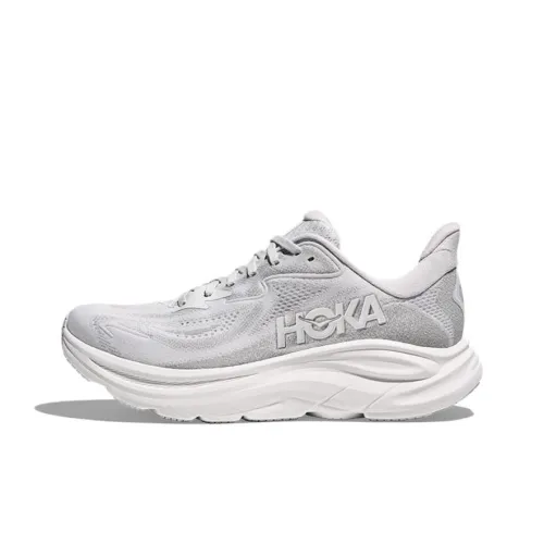 HOKA ONE ONE CLIFTON 10 Беговые кроссовки Низкий Топ Серый Женский