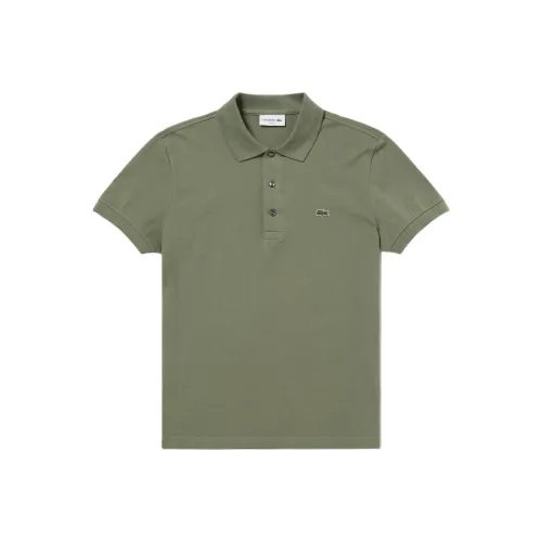 Мужская поло оливкового цвета от LACOSTE Collaboration