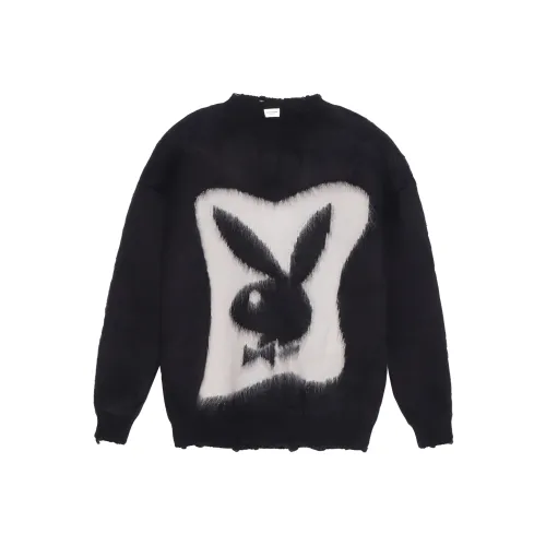 SAINT LAURENT FW22 Свитер Унисекс Черный