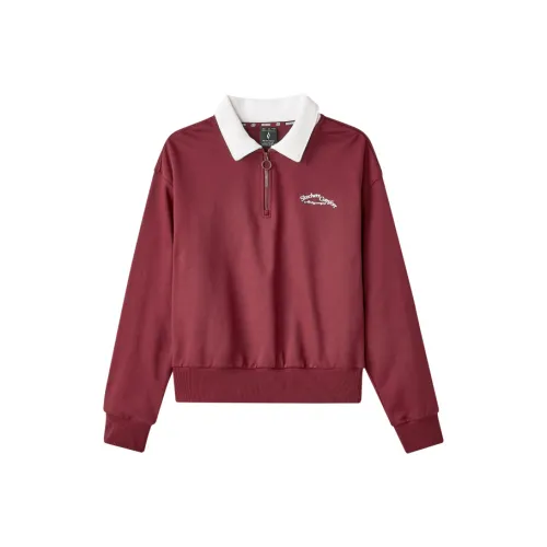 Skechers Sports Alliance Series Толстовка Женская Виноградный Красный